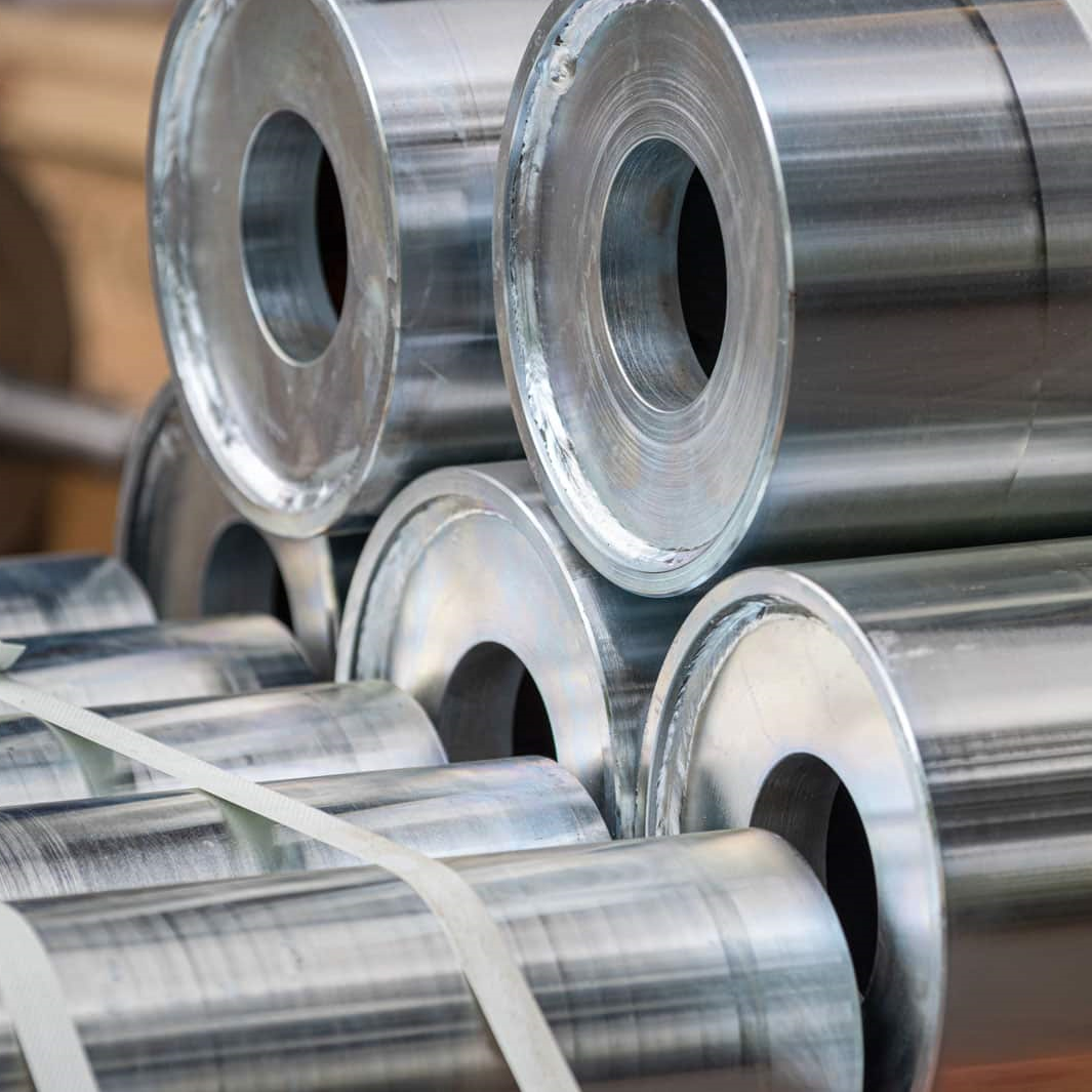 Toczone detale metalowe wykonane metodą obróbki CNC